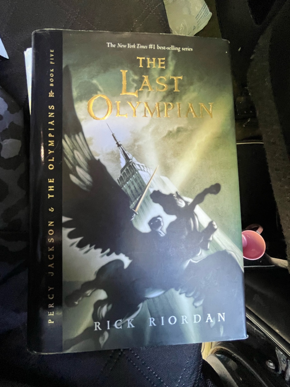 The Last Olympian Hardcover — Green and Black Fantasy Cover
